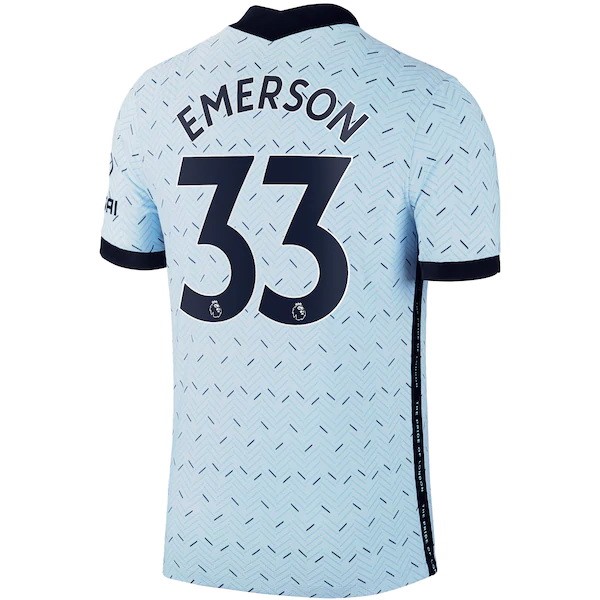 Camiseta Chelsea NO.33 Emerson Segunda Equipación 2020-2021 Azul